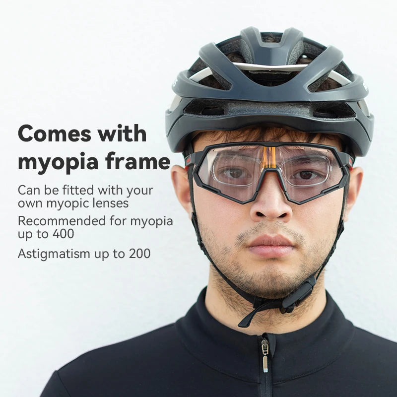 Bicycle Glasses Polarized Photochromic Ultra-Light Comfortable Bike Eyewear Non-Slip TR90 Sunglasses Cycling Equipment