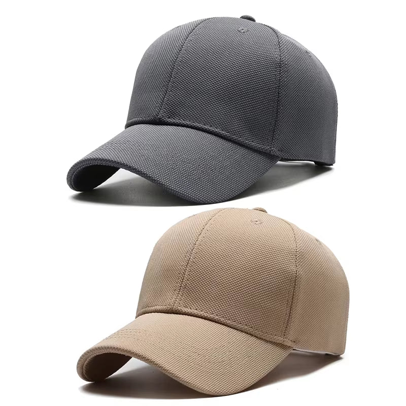 Pineapple Cloth Light Plate Simple Hat Men'S Casual Baseball Cap Fashion Visor Hat Minimalist Female Cap, Big Head Circumference