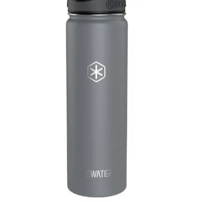 24 Oz, Insulated Water Bottle with Auto Straw Lid and Carry Handle, Leakproof Lockable Lid with Soft Silicone Spout, One-Hand Operation, Vacuum Stainless Steel, Bpa-Free (7 Colors)