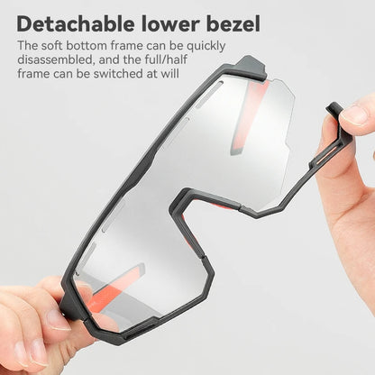 Bicycle Glasses Polarized Photochromic Ultra-Light Comfortable Bike Eyewear Non-Slip TR90 Sunglasses Cycling Equipment