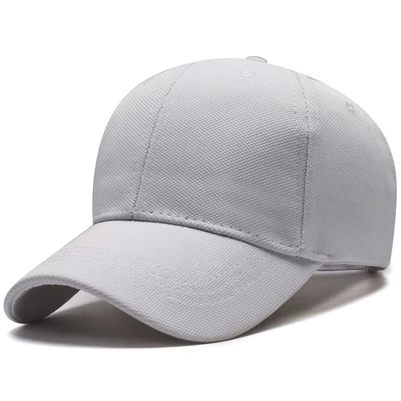 Pineapple Cloth Light Plate Simple Hat Men'S Casual Baseball Cap Fashion Visor Hat Minimalist Female Cap, Big Head Circumference