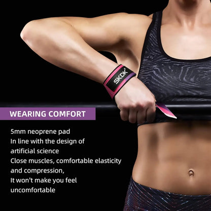 Non-Slip Silicone Weightlifting Deadlift Straps with Wrist Guards, Ideal for Gym Workouts, Strength Training Accessories, Fitness Exercise Accessories for Men & Women, Fitness Bands